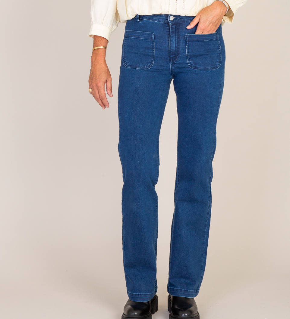 Women's Indigo Two Pocket Jean